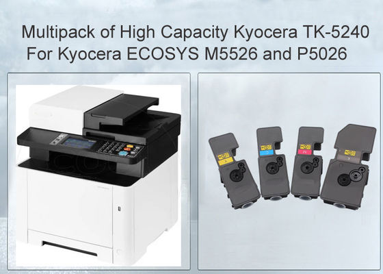 کارتریج تونر چاپگر لیزری چندگانه Kyocera TK-5240 CMYK برای Kyocera Ecosys M5526cdw