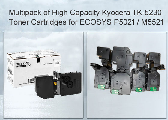کیوسرا ECOSYS M5521 ECOSYS P5021 چاپگرها کارتریج تونر TK-5230 Multipack CMYK