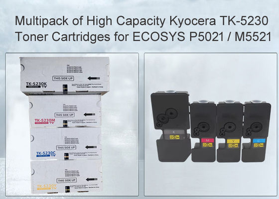 کیوسرا ECOSYS M5521 ECOSYS P5021 چاپگرها کارتریج تونر TK-5230 Multipack CMYK