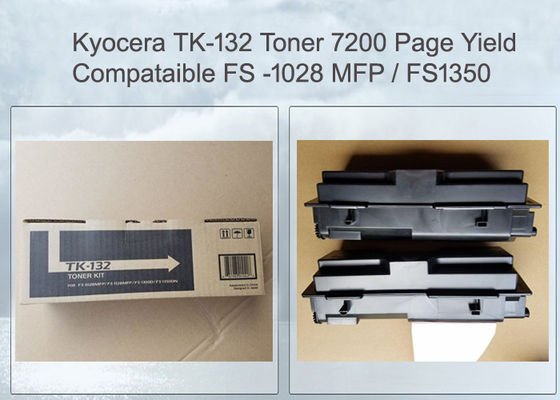 تونر مشکی سازگار Tk-132 Tk132 برای کیوسرا Mita Fs-1028mfp Fs-1300d Fs-1350