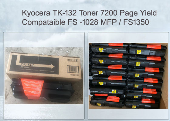تونر مشکی سازگار Tk-132 Tk132 برای کیوسرا Mita Fs-1028mfp Fs-1300d Fs-1350