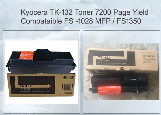تونر مشکی سازگار Tk-132 Tk132 برای کیوسرا Mita Fs-1028mfp Fs-1300d Fs-1350
