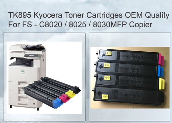 کارتریج تونر لیزری رنگی با کیفیت ممتاز Kyocera TK-895، بسته رنگین‌کمان
