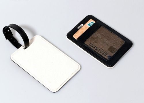 برچسب چمدان Sublimation محصولات خالی چمدان با جیلم یا کارت